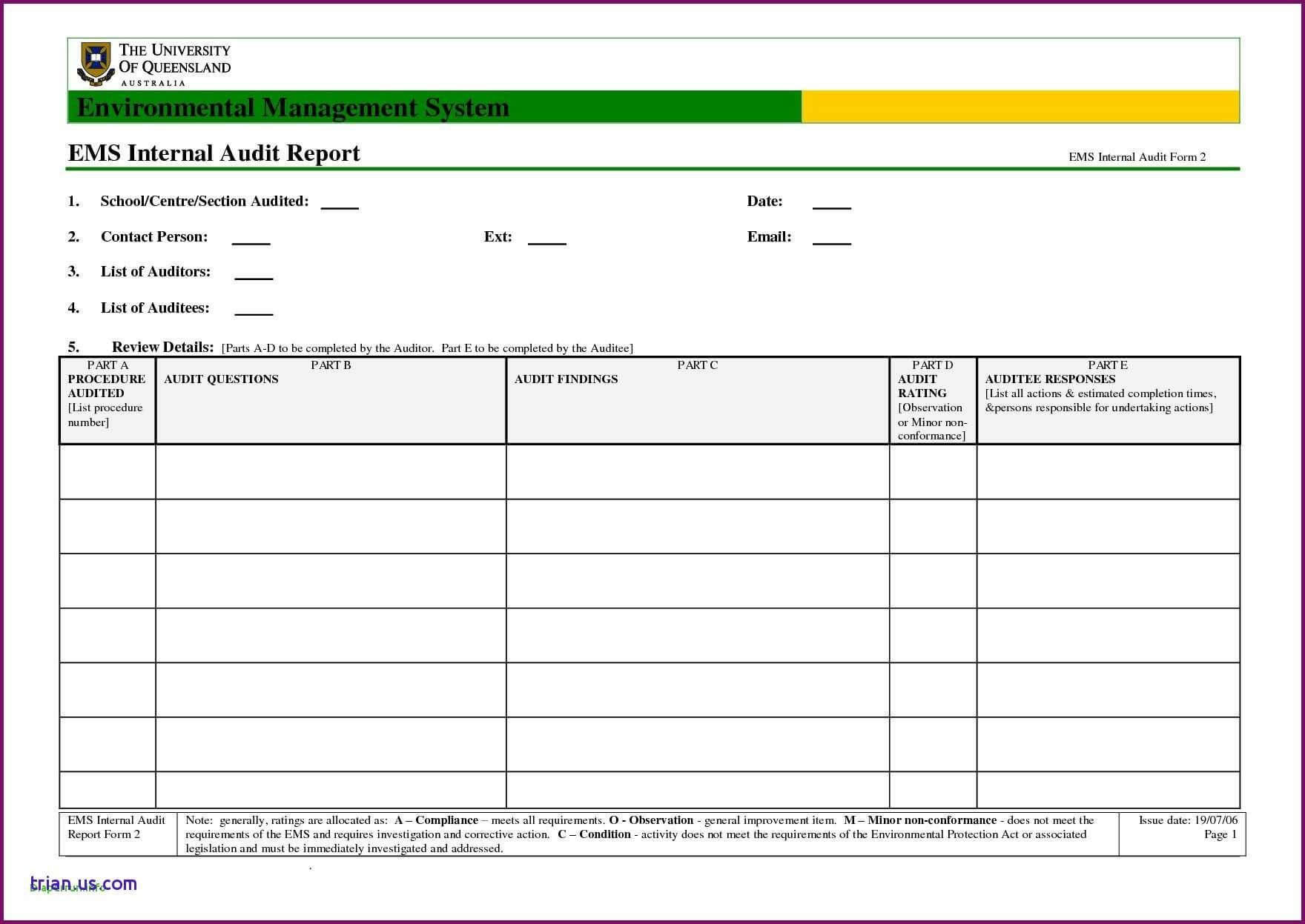 Information Technology Audit Report Template Word | Glendale In Audit Findings Report Template