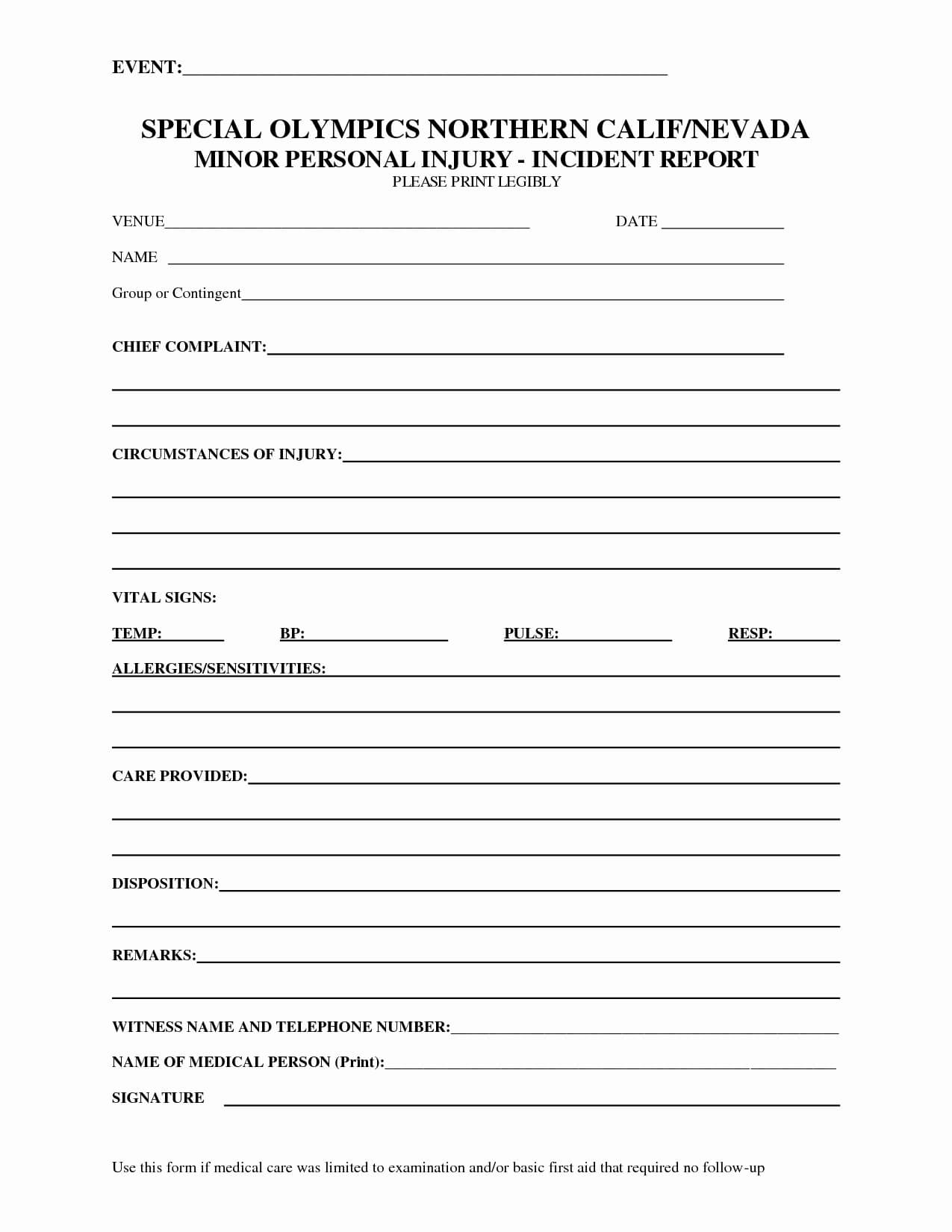 Injury Ent Report Template Employee Form E2 80 93 Ecux Eu Inside Injury Report Form Template