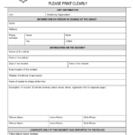 Injury Incident Report Form Template Printable Survey For Itil Incident Report Form Template