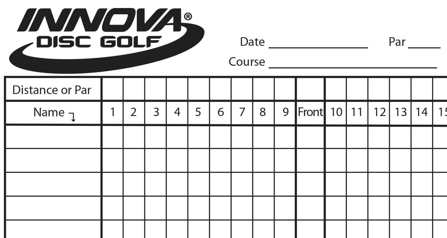 Innova Scorecard – Innova Disc Golf In Golf Score Cards Template