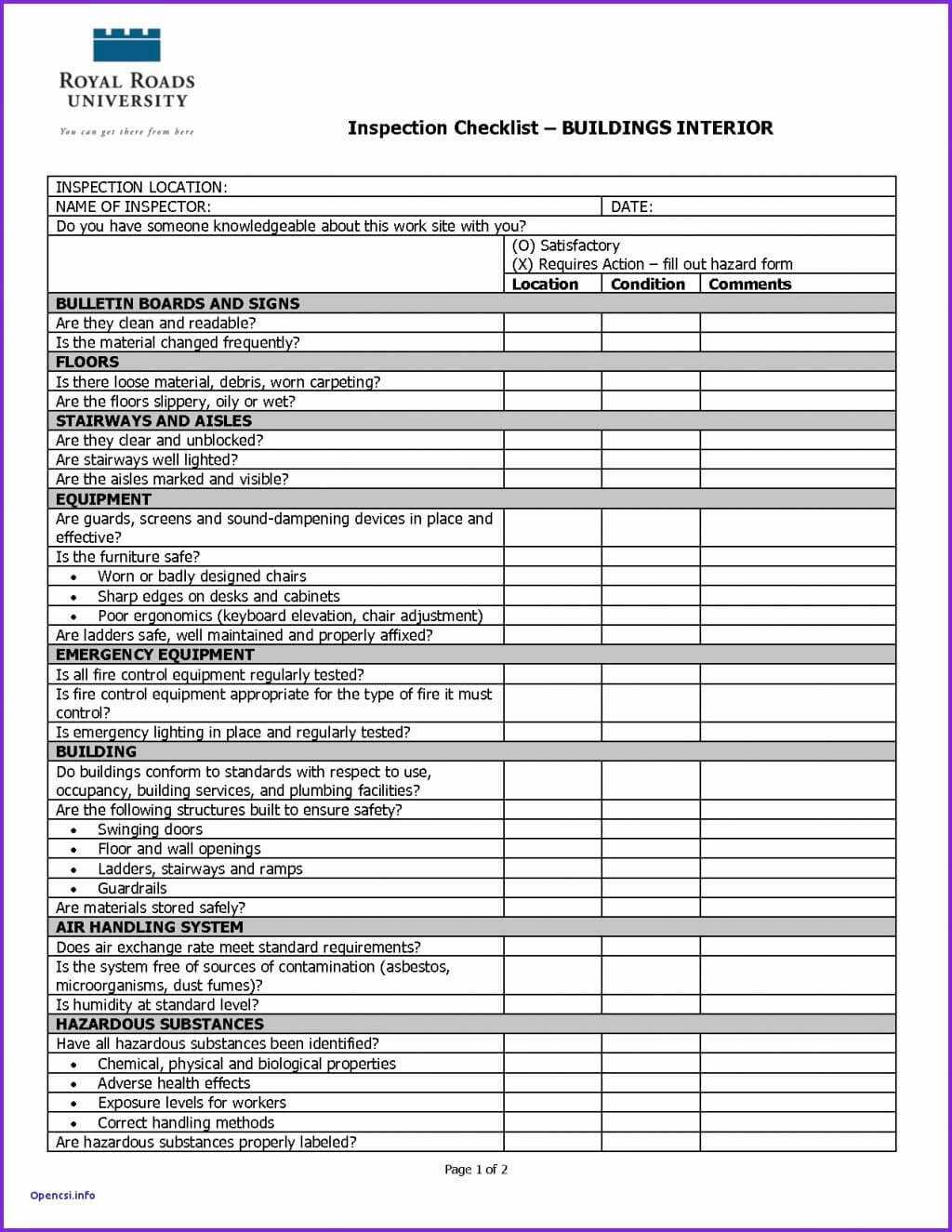 Inspection Report Template Ormat Pdf Paint Xls Ree Download In Home Inspection Report Template Pdf