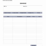 Inspirational Invoice Template Word 2010 – Culturatti Within Invoice Template Word 2010