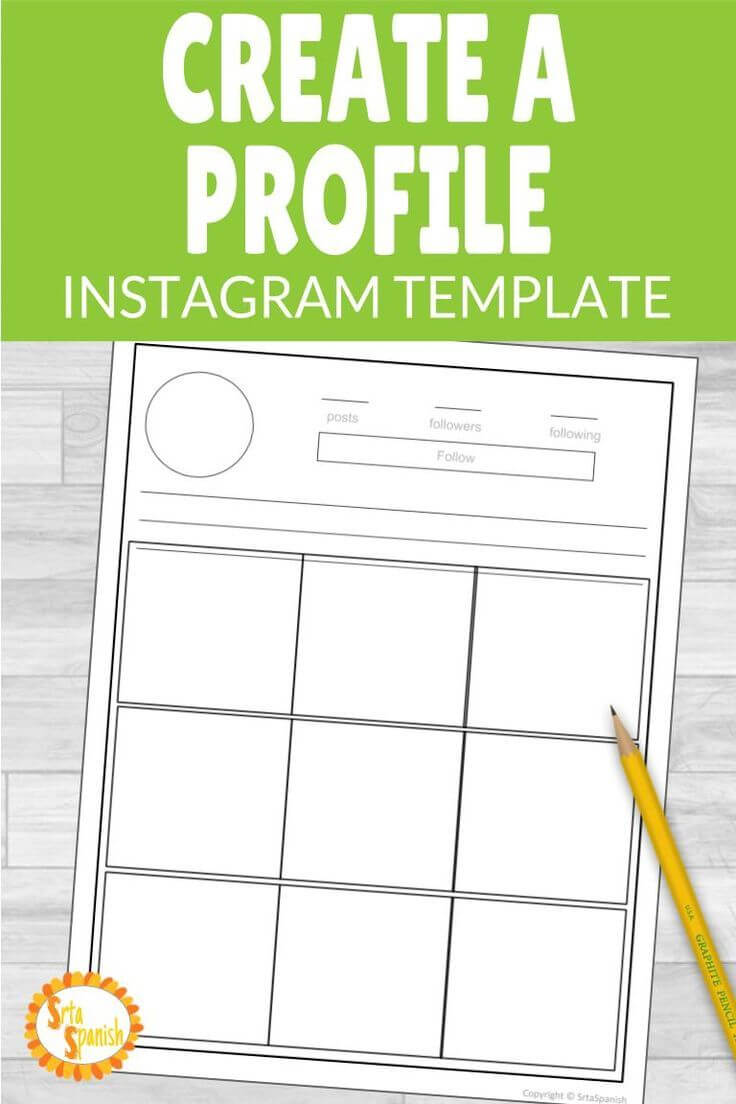 Instagram Template Editable Version Included | Spanish 1 For Check Out Report Template