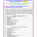 Internal Quality Management System Audit Checklist Iso 9001 Throughout Internal Audit Report Template Iso 9001