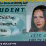 International Student Card Stock Photos & International Throughout Isic Card Template