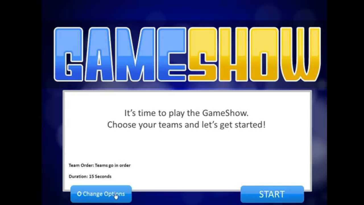 Introduction To The Powerpoint Gameshow Template Pertaining To Quiz Show Template Powerpoint