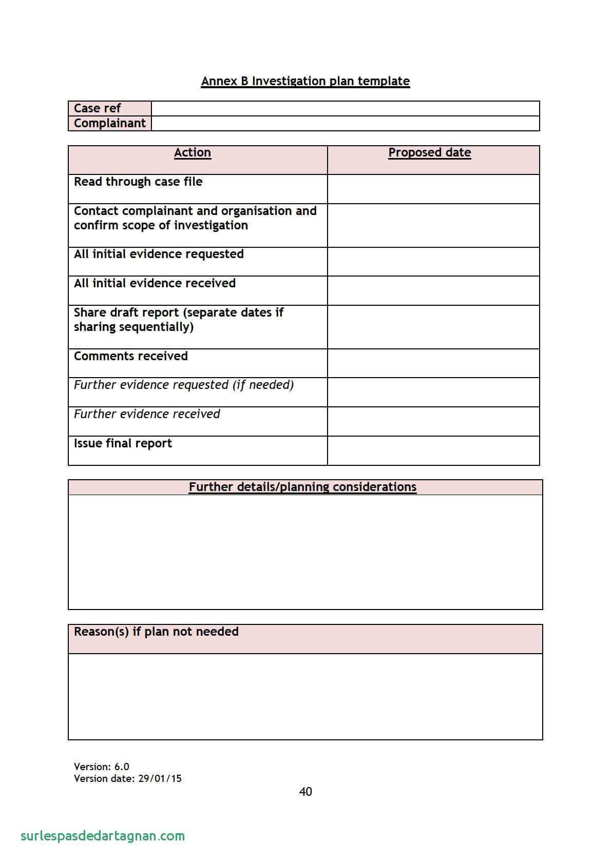 Investigative Consumer Report Sample | Glendale Community For Failure Investigation Report Template