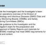 Investigator Training – Ppt Download Regarding Dsmb Report Template