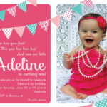 Invitation Birthday Card : Invitation Birthday Cards Throughout First Birthday Invitation Card Template