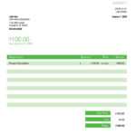 Invoice Like A Pro: Design Examples And Best Practices Inside Web Design Invoice Template Word