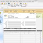 Invoice Template With Credit Card Payment Option Intended For Credit Card Bill Template