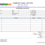 Invoice Template With Credit Card Payment Option Within Credit Card Bill Template