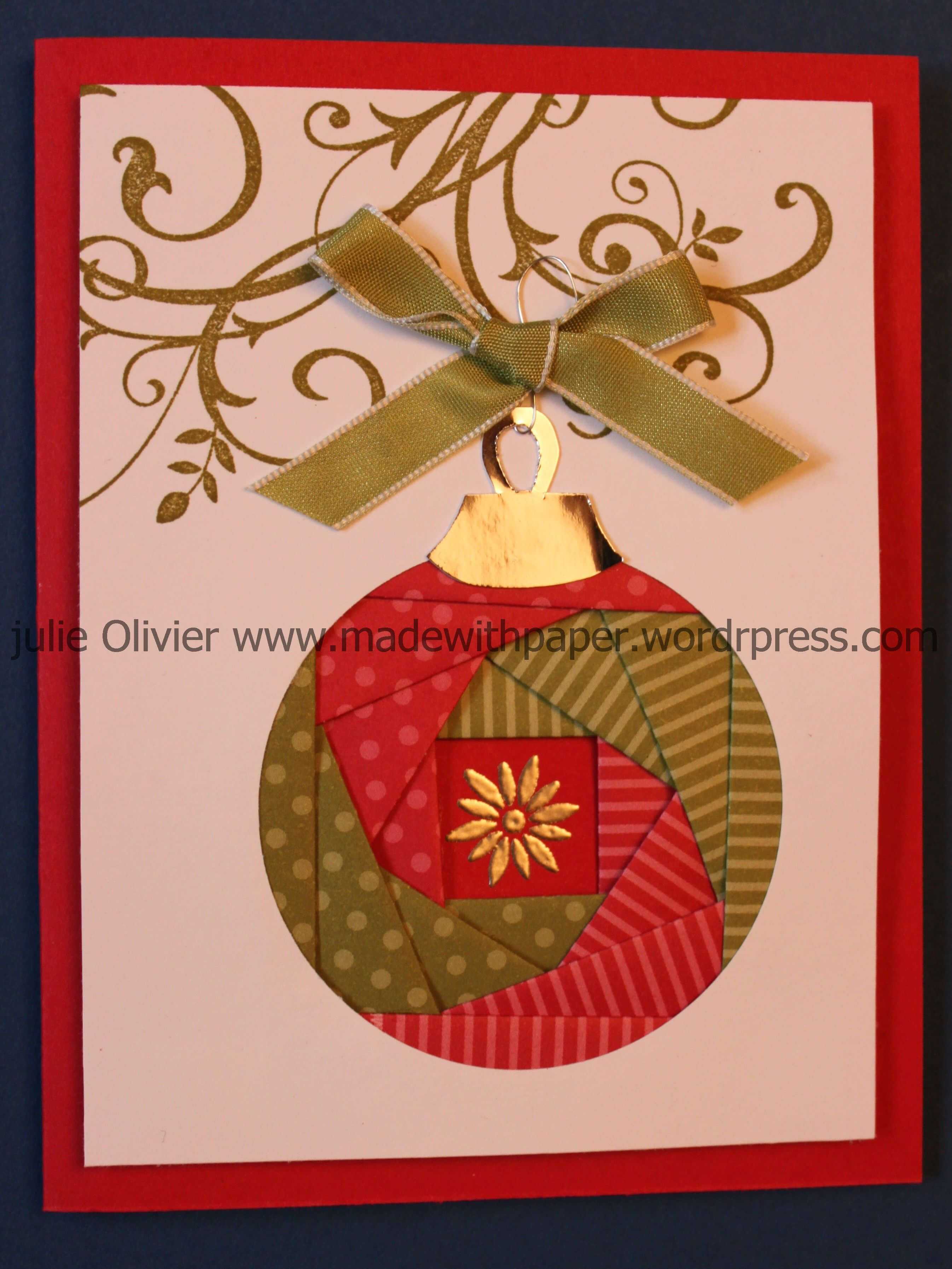 Iris Folding: Christmas Ornament | Cards – Iris Folding For Iris Folding Christmas Cards Templates