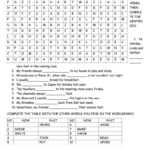 Irregular Verb Wordsearch – English Esl Worksheets Within Word Sleuth Template