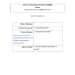 Is There A Template For The Charter For A New Data Safety Inside Dsmb Report Template