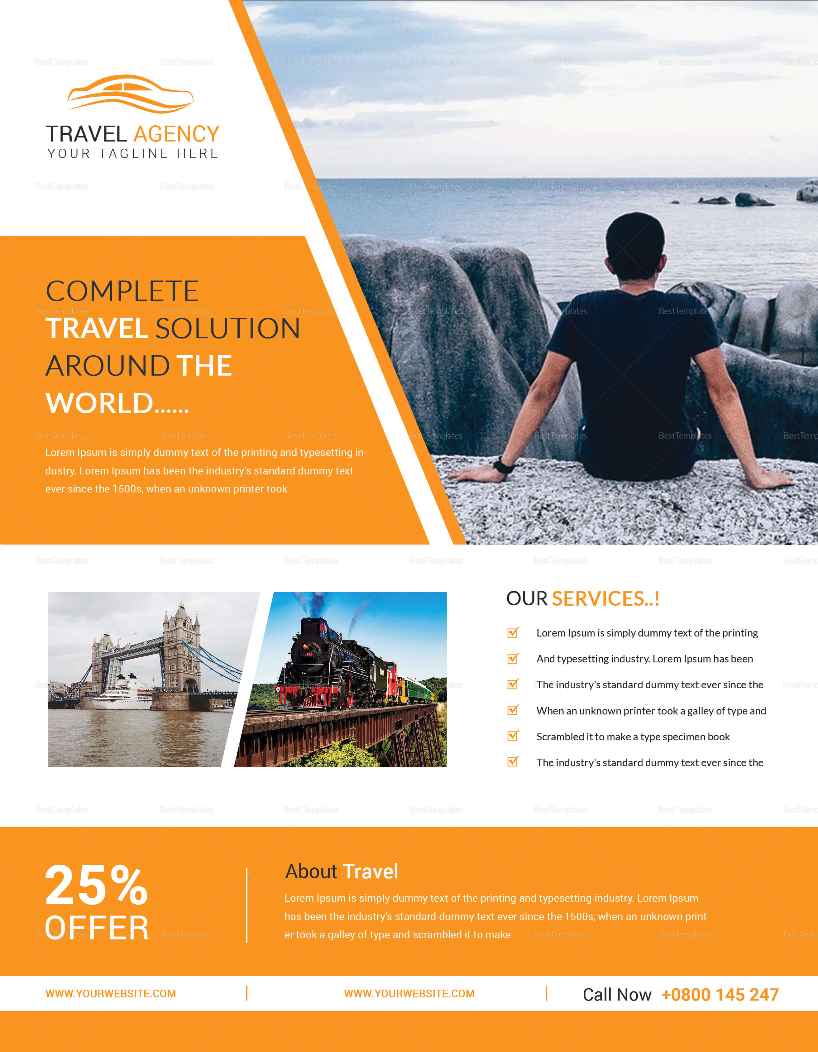 Island Travel Flyer Template Inside Island Brochure Template