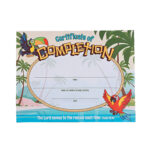Island Vbs Certificates Of Completion | Stuff I Designed For Intended For Free Vbs Certificate Templates