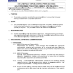 Iso Standard Operating Procedures Template | Sop 02 001 Rev With Free Standard Operating Procedure Template Word 2010