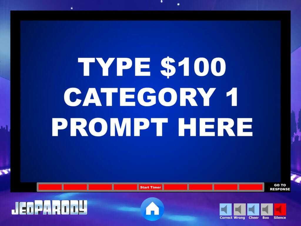 Jeopardy Powerpoint Game Template – Youth Downloadsyouth Inside Jeopardy Powerpoint Template With Sound