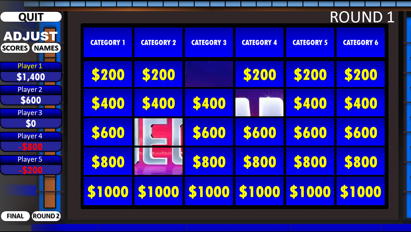 Jeopardy! | Rusnak Creative Free Powerpoint Games For Jeopardy Powerpoint Template With Score