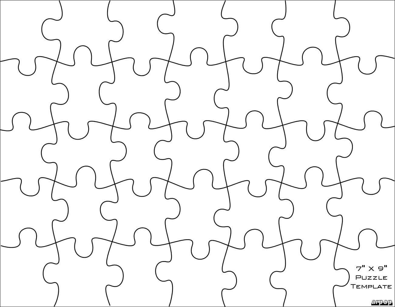 Jigsaw Pattern Templates. I Know I Want To Use It, But I Don for Jigsaw Puzzle Template For Word