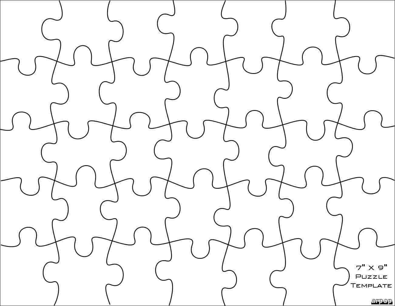 Jigsaw Pattern Templates. I Know I Want To Use It, But I Don For Jigsaw Puzzle Template For Word