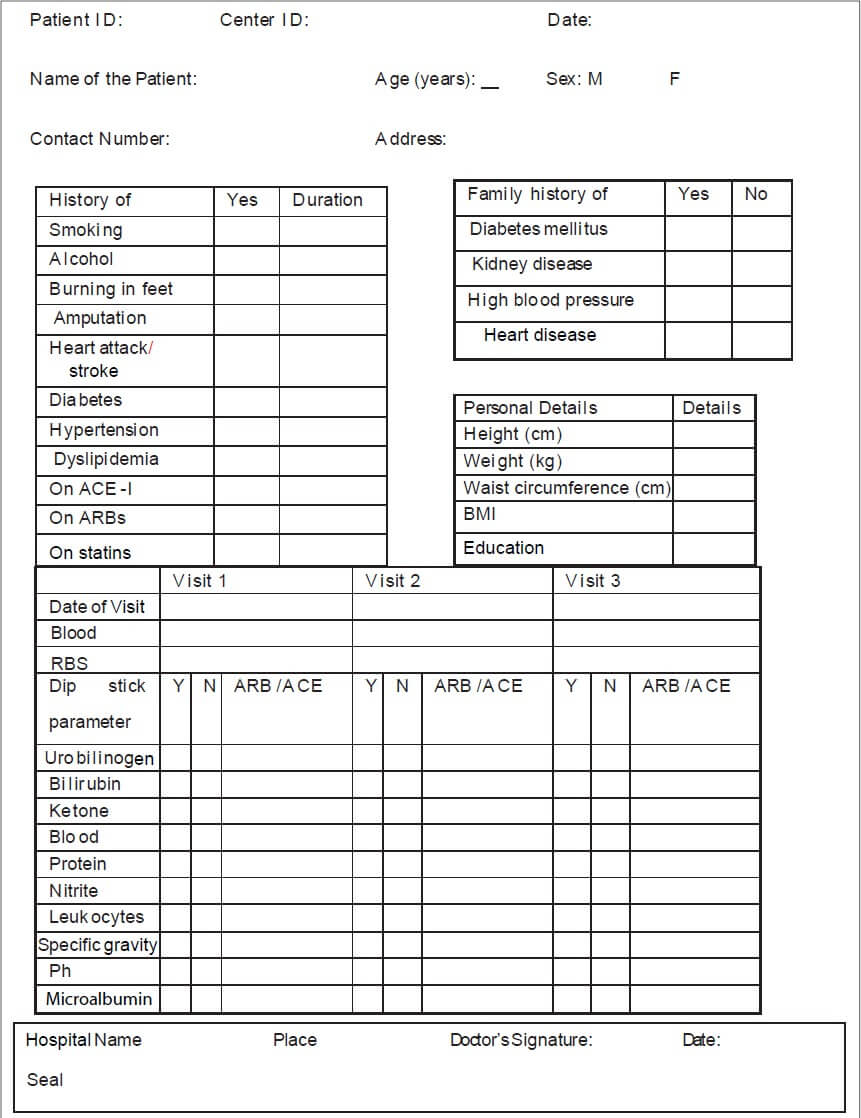 Journal:basics Of Case Report Form Designing In Clinical With Clinical Trial Report Template
