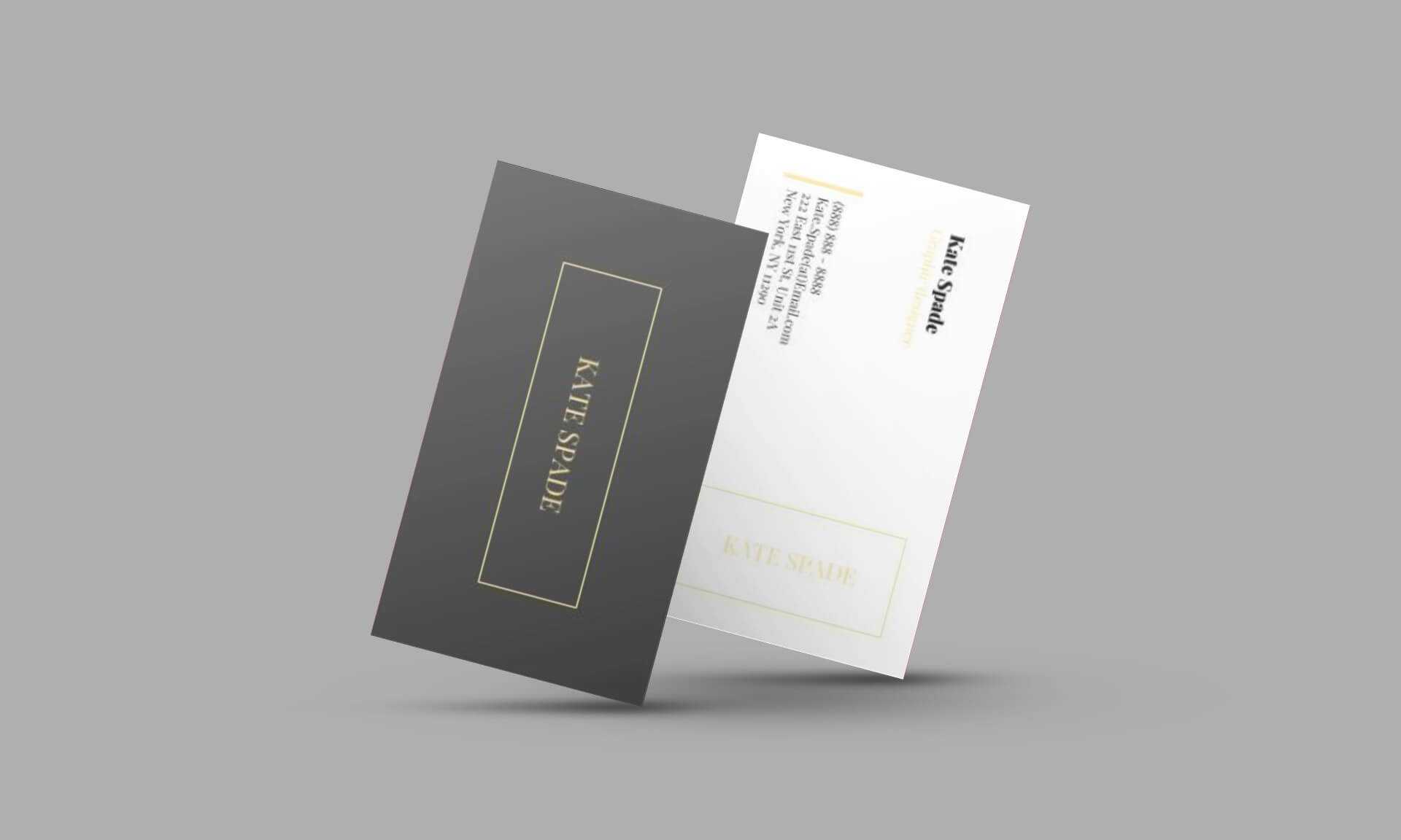 Kate Spade Business Card Template For Google Docs - Stand In Google Docs Business Card Template