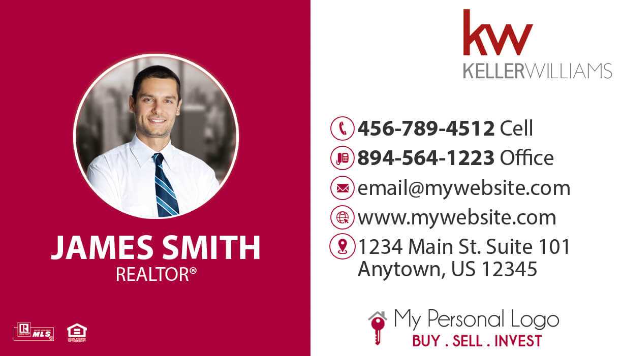 Keller Williams Business Cards 36 | Keller Williams Business Intended For Keller Williams Business Card Templates