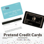Kids Credit Card – Pretend Play – Imaginary Credit Card In Credit Card Template For Kids