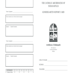 Kindergarten Report Card Template – Fill Online, Printable Throughout Kindergarten Report Card Template