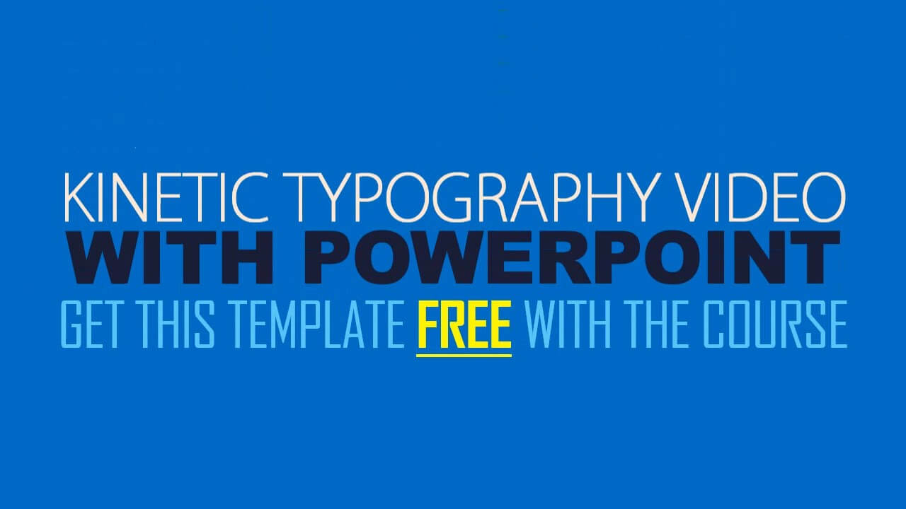 Kinetic Typography Explainer Video With Powerpoint – Youtube Throughout Powerpoint Kinetic Typography Template