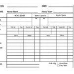 Kwikgoal Referee Score Sheets | Products | Soccer Referee Pertaining To Football Referee Game Card Template