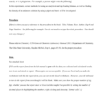 Lab Report Example – Osu Chemistry For Chemistry Lab Report Template