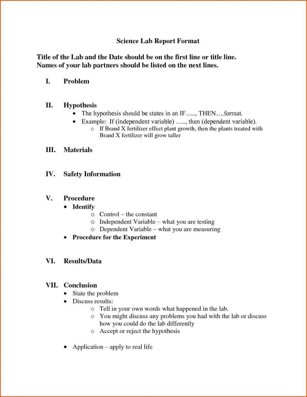 Lab Report Template Write Online Writing Guide Resources Inside Engineering Lab Report Template