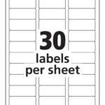 Label Templates 30 Per Sheet – Hizir.kaptanband.co With Regard To Label Template 21 Per Sheet Word