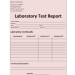 Laboratory Test Report Template Inside Acceptance Test Report Template