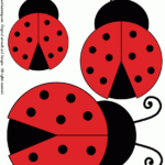 Ladybird Templates In Three Sizes – Sure To Find A Use For Regarding Blank Ladybug Template