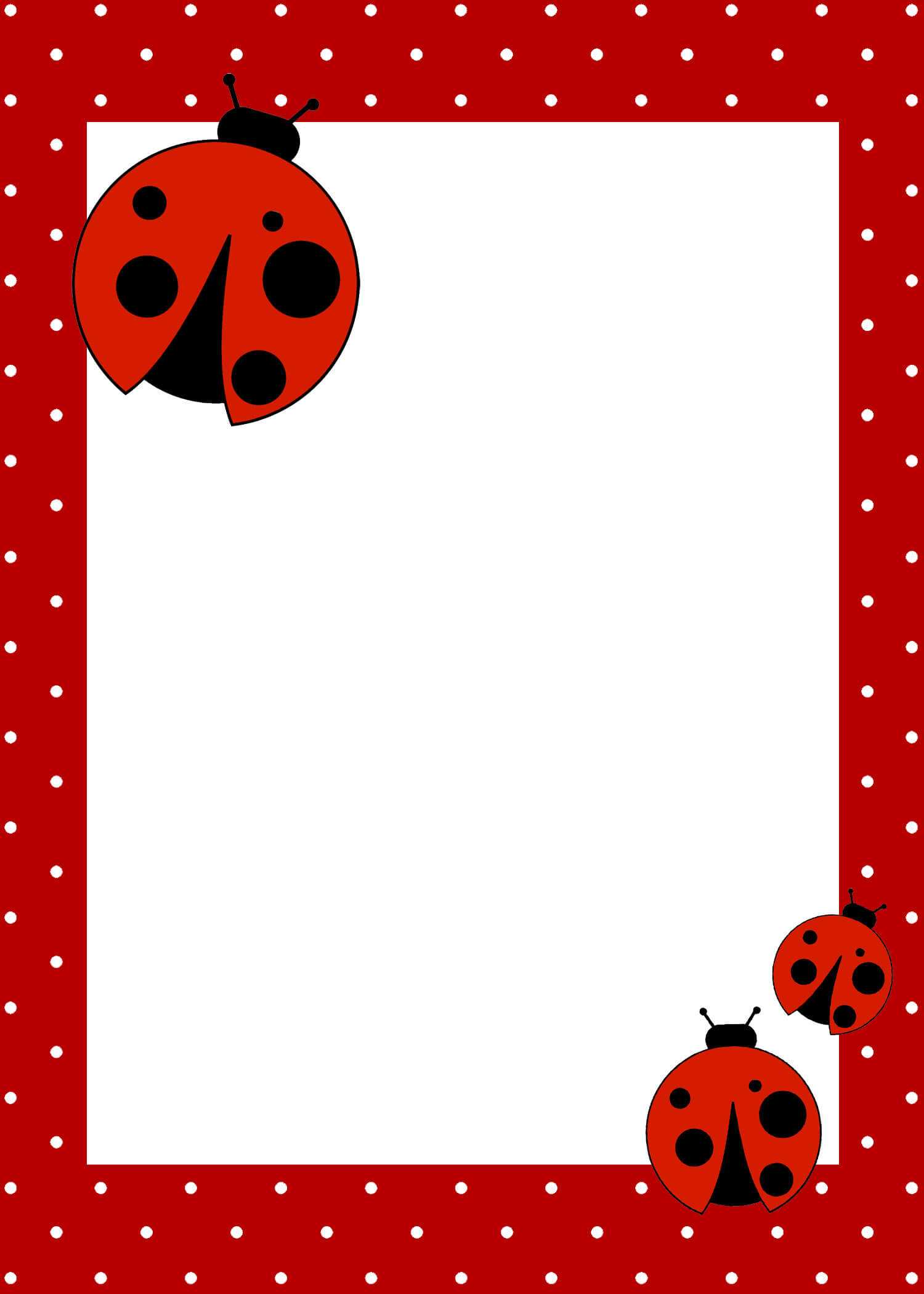 Ladybug Birthday Party With Free Printables – How To Nest With Regard To Blank Ladybug Template