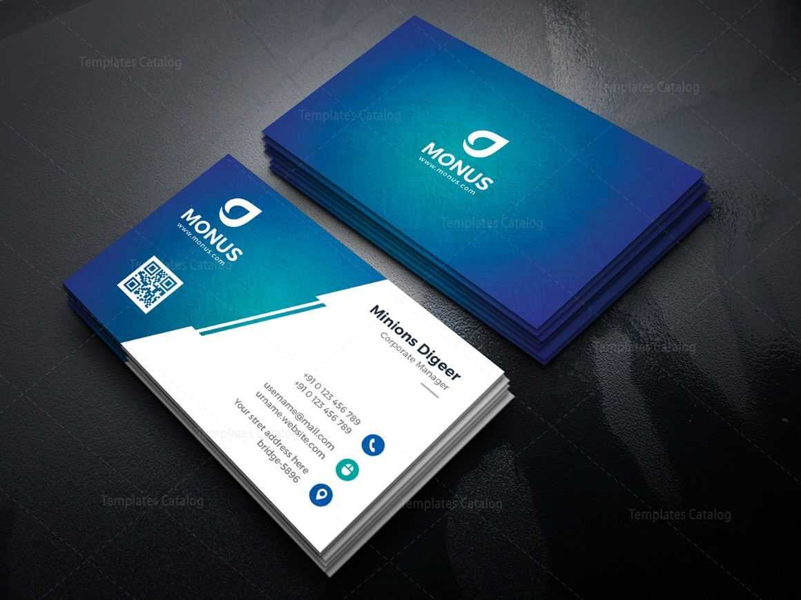 Lagoon Professional Corporate Business Card Template 000946 For Professional Name Card Template