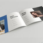 Landscape Brochure Template A4 Psd Free A5 Download Design Within 4 Fold Brochure Template Word