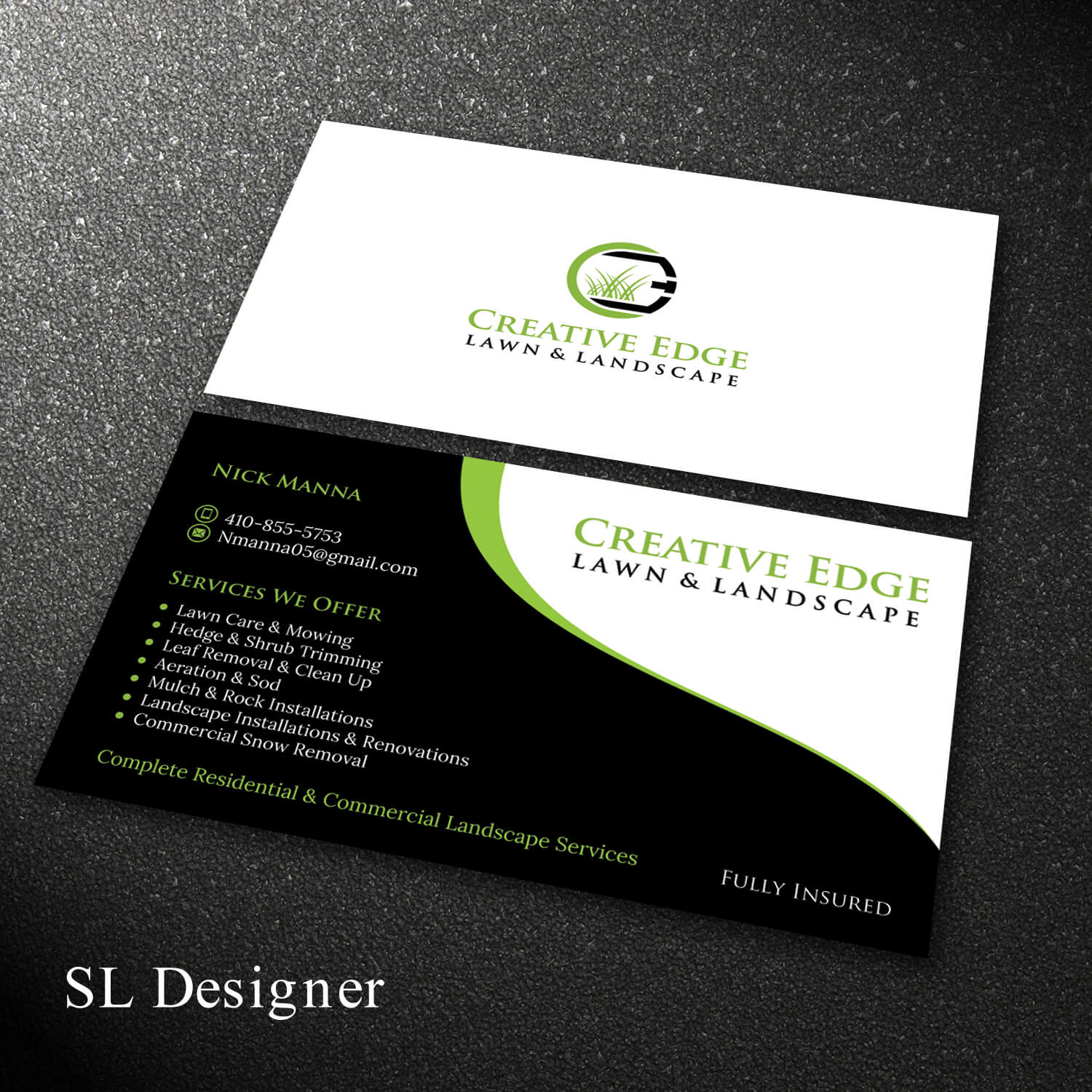 Landscaping Business Cards Templates Free Sample Kit With Regard To Lawn Care Business Cards Templates Free