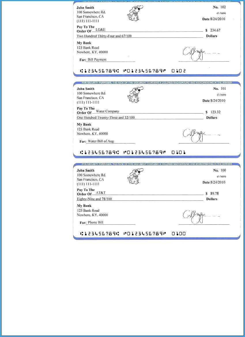 Large Cheque Template – Wovensheet.co Regarding Blank Business Check Template