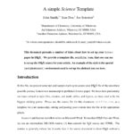 Latex Templates » Academic Journals in Academic Journal Template Word