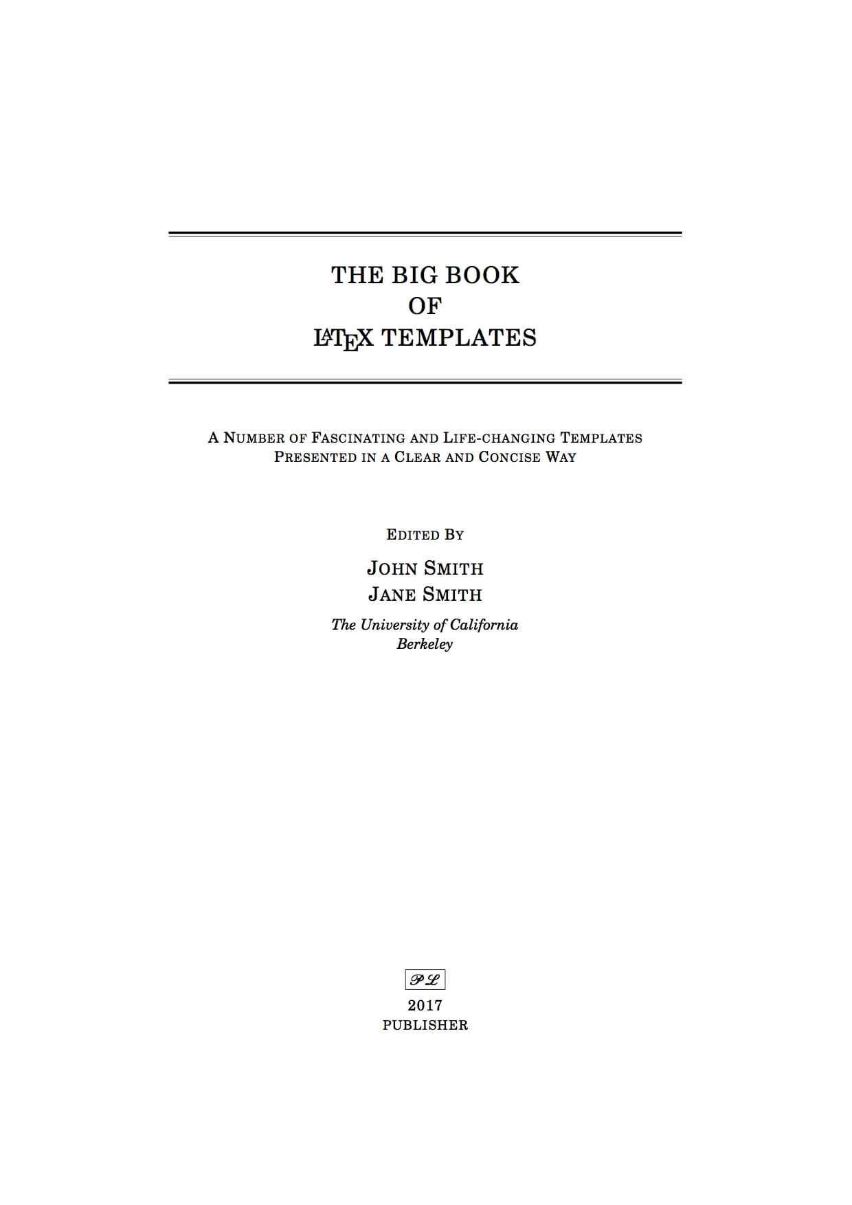 Latex Templates » Title Pages In Cover Page For Report Template