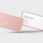 Laurel Gold Google Docs Business Card Template – Stand Out Shop Inside Google Docs Business Card Template