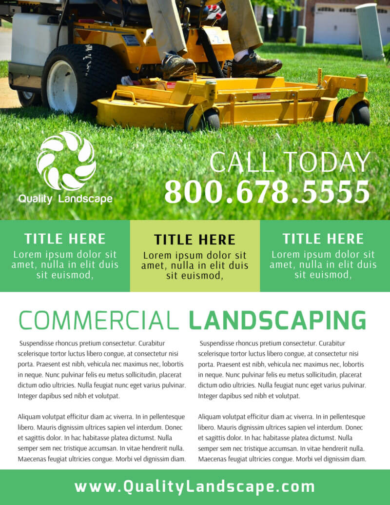 Lawn Care Flyer Template Word Templates Free Landscaping Within Free Business Flyer Templates For Microsoft Word