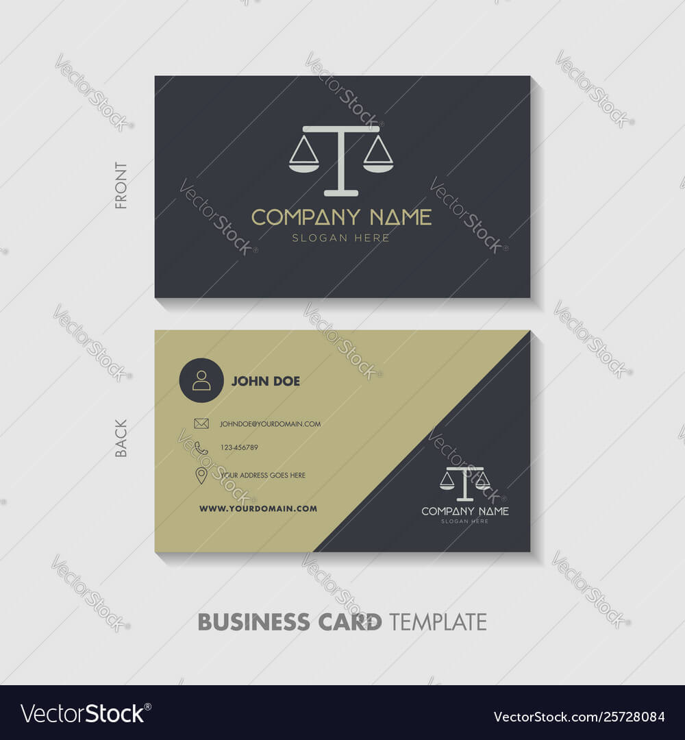 Lawyer Business Card Template Design Within Legal Business Cards Templates Free