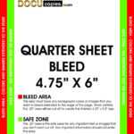 Learn About Printing Your Next Project With Bleeds. Regarding Quarter Sheet Flyer Template Word