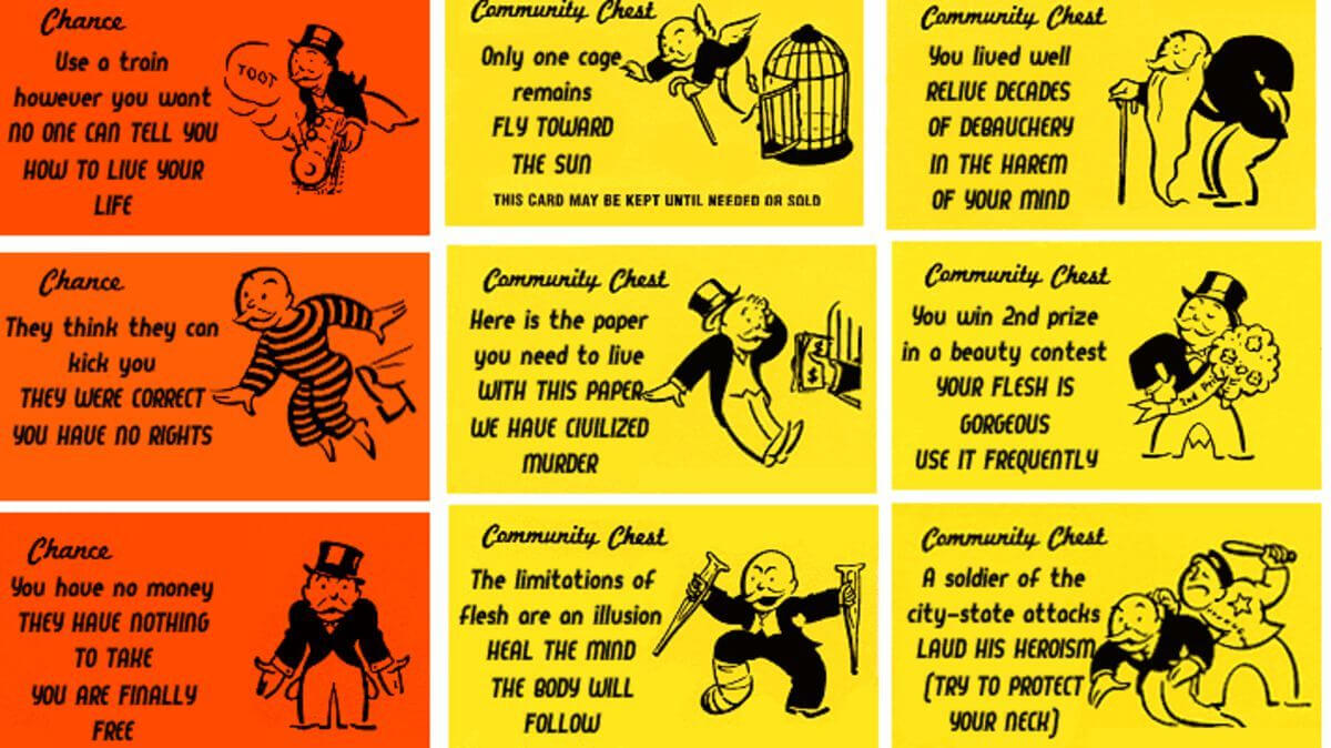 Let Madness Into Monopoly With Alternate Chance And Throughout Monopoly Chance Cards Template